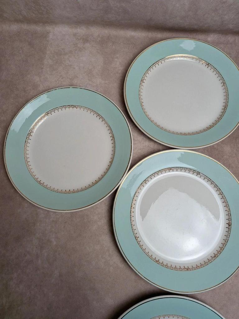 Lot de 8 assiettes plates Lunéville modèle Senlis