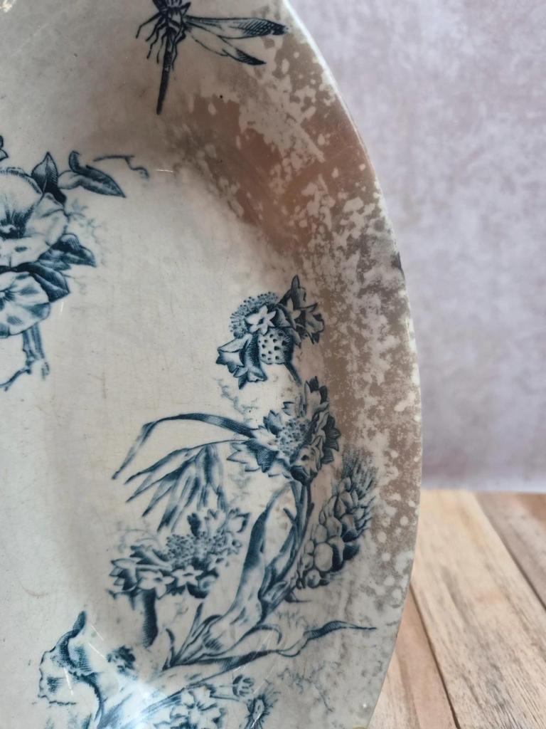 Ravier en terre de fer Clairefontaine modèle Fleur des Champs