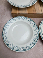 Lot de 4 assiettes creuses Terre de Fer Montigny Gien