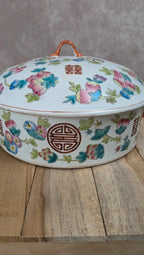 Plat chinois ancien avec couvercle