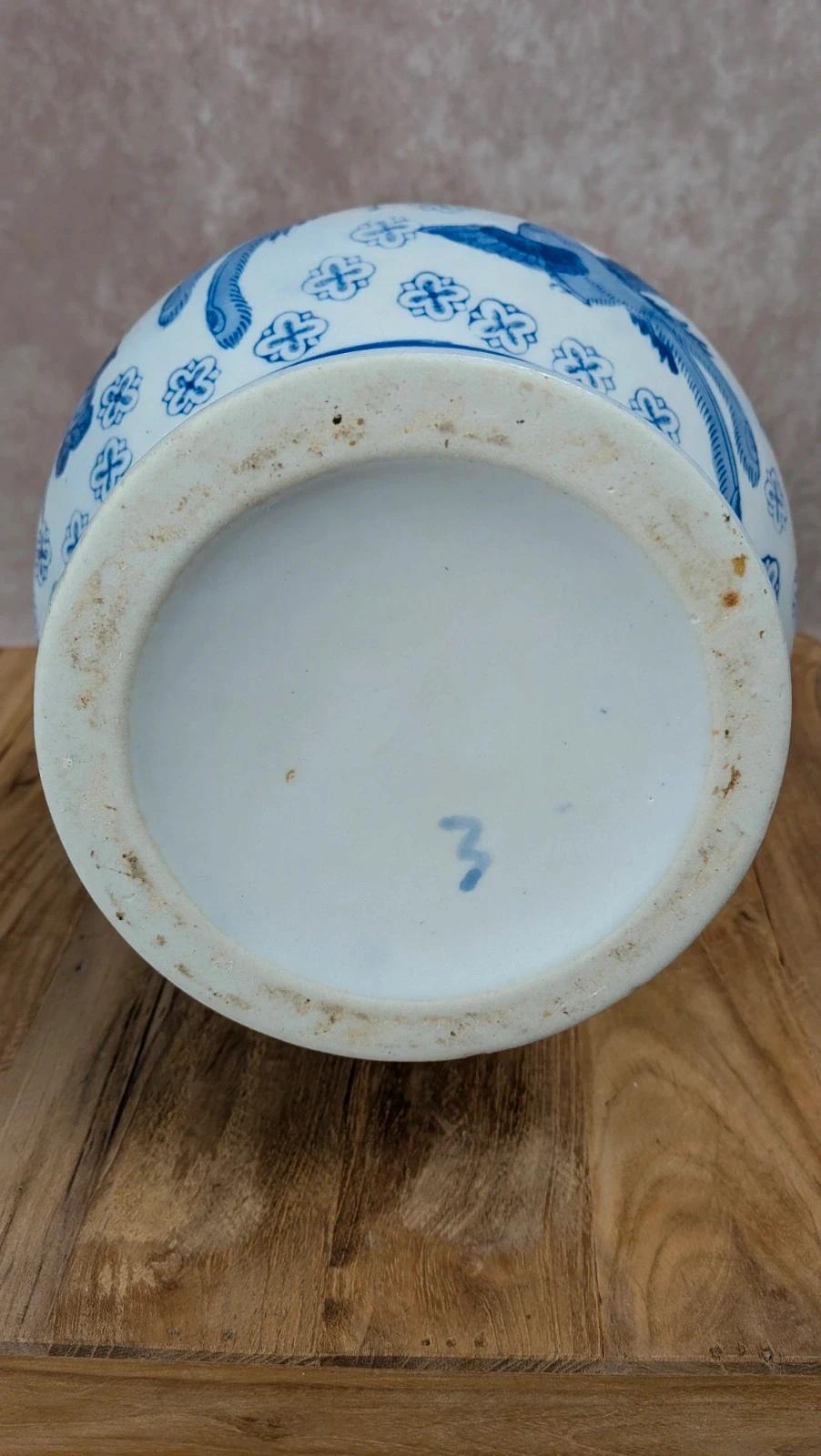 Ensemble de toilette ancien d’inspiration asiatique – Bassine & cruche