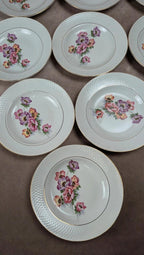 Lot de 11 assiettes creuses Trieste – Moulin des Loups