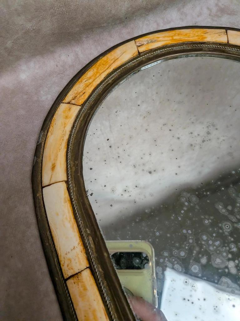 Miroir oriental ancien laiton – forme arche