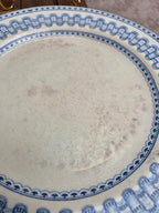 Lot de 4 assiettes plates anciennes anglaises B.p.w.&m. Milan – Terre de fer