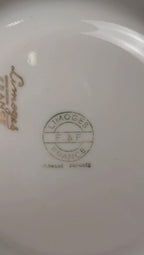 Soucoupe ancienne Limoges dorures
