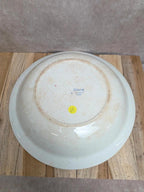 Plat creux ancien en terre de fer Hbcm modèle Béarn
