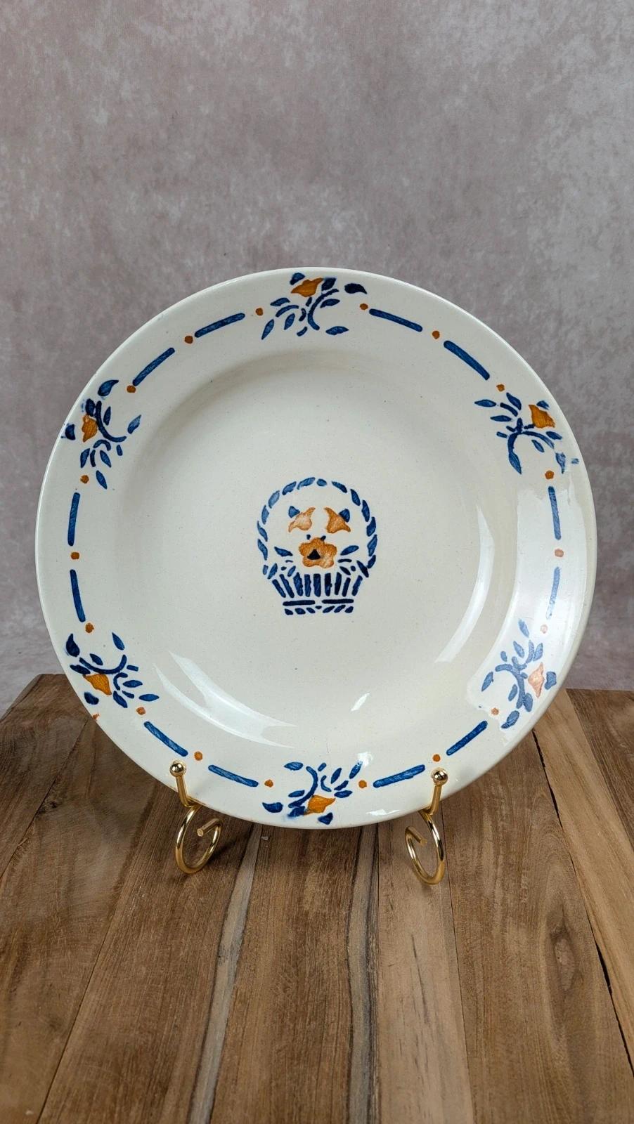 Assiette creuse Longchamp – modèle Panier – terre de fer