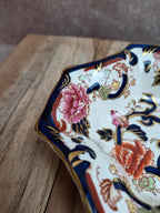 Vide-poche / ravier Mason's Mandalay – Terre de fer anglaise – Décor polychrome et dorure