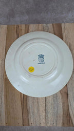 Assiette ancienne terre de fer Saint-amand Hamage Nord “guadeloupe” 19,5 cm