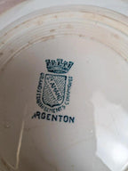 Lot de 4 assiettes creuses Terre de fer St Amand Argenton