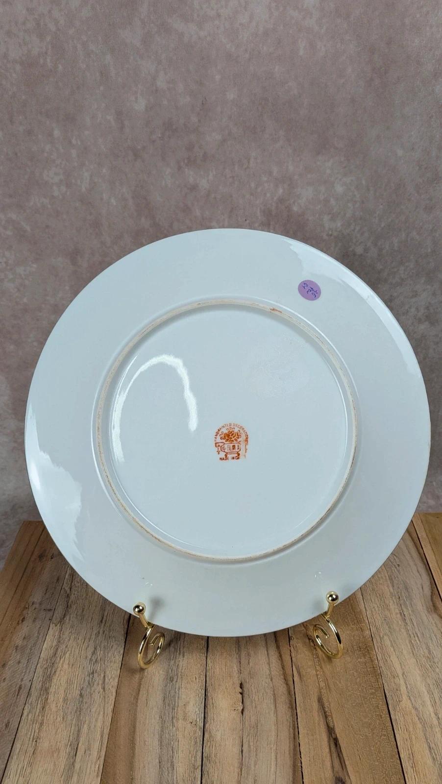 Assiette chinoise décor peint main