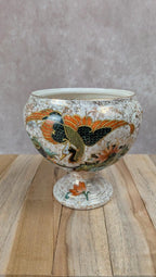 Pot ancien Phoenix Ware England décor oiseaux japonais