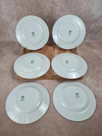 Lot de 6 assiettes Saint-amand & Hamage – Modèle Modern-style 🌿