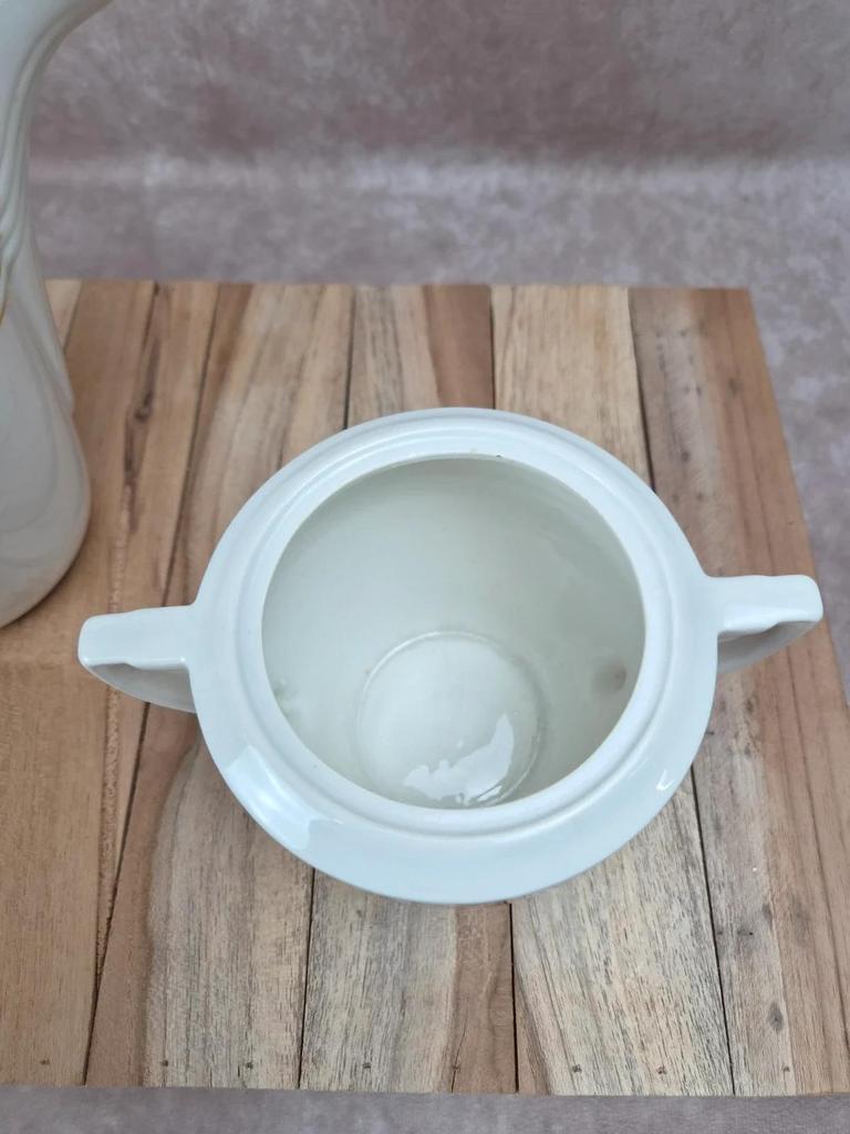 Service à café vintage Saint-amand Monaco – Théière, sucrier et pot à lait incomplets
