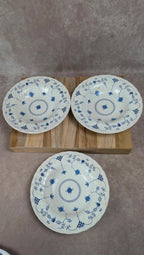 Lot de 3 assiettes creuses + plat – Myott Finlandia – Angleterre