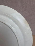 Assiette anglaise Xixe décor Filigree Spode – faïence fine bleu blanc vers 1830
