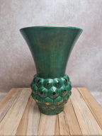 Grand vase Saint-clément modèle Ananas 🍍 vert – design Blanche Letalle – pièce vintage