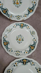 Lot de 6 assiettes plates Longchamp