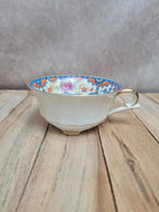 Tasse ancienne porcelaine Kpm Berlin années 1920 décor floral doré