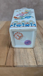 Vase chinois décor floral & oiseaux