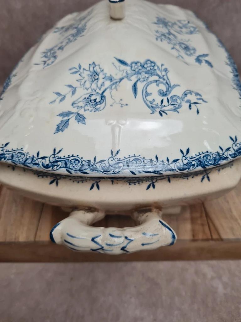 Légumière ancienne Terre de Fer Clairefontaine Lg – Modèle Montespan – Xixe 💙