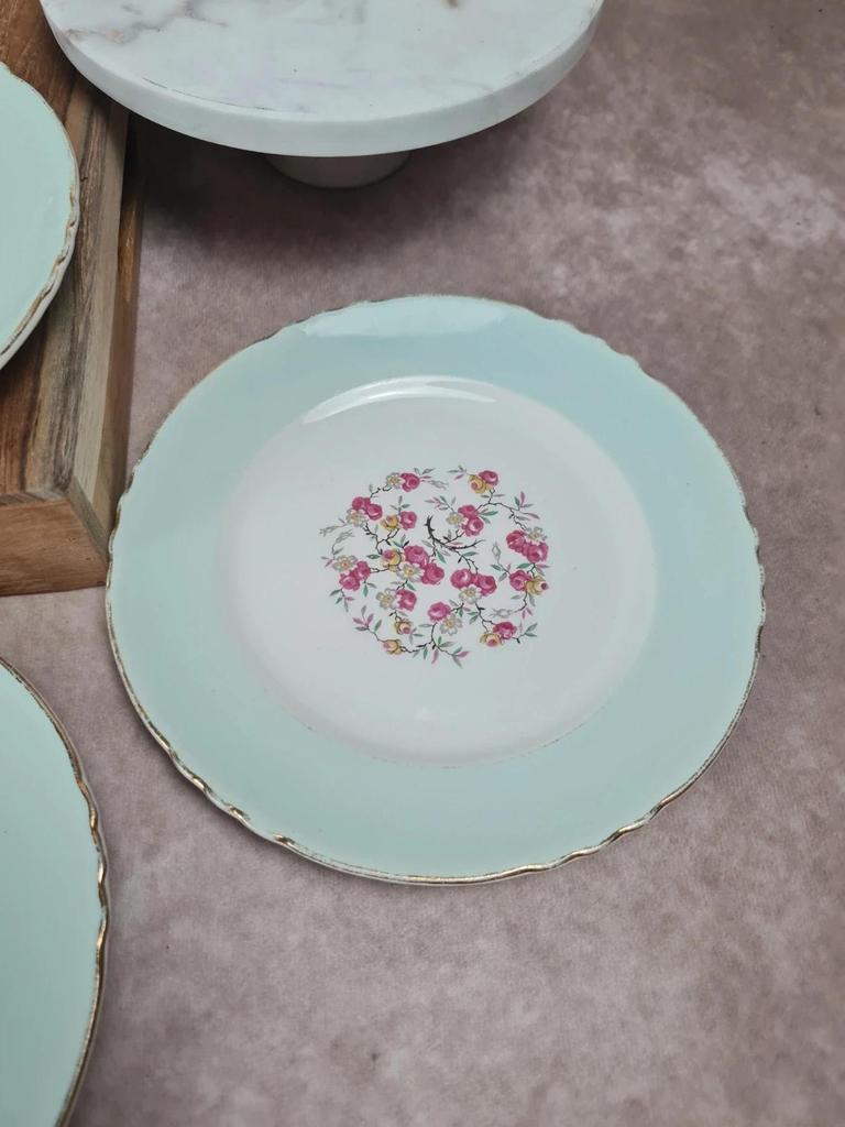 Charmant service à gâteau vintage Moulin des Loups 💐