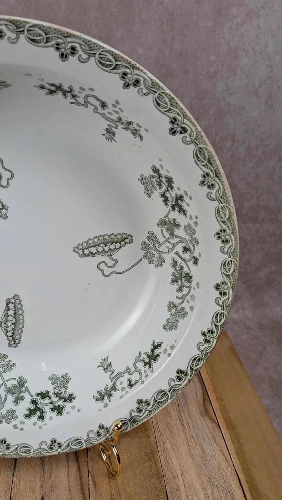 Plat creux ancien Saint-amand – Terre de fer – Modèle Modern Style