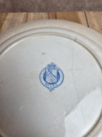Grande assiette creuse ancienne anglaise B.p.w.&m. Milan – Terre de fer