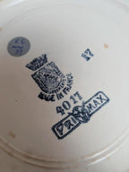 Soupière vintage Saint-amand Hamage modèle Primax bleu terre de fer