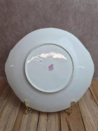 Plat à gâteau Mintons Green Cockatrice 4863 – Porcelaine anglaise ancienne