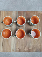 Lot de 6 tasses & sous-tasses Salins – modèle Bessans – vintage 🇫🇷