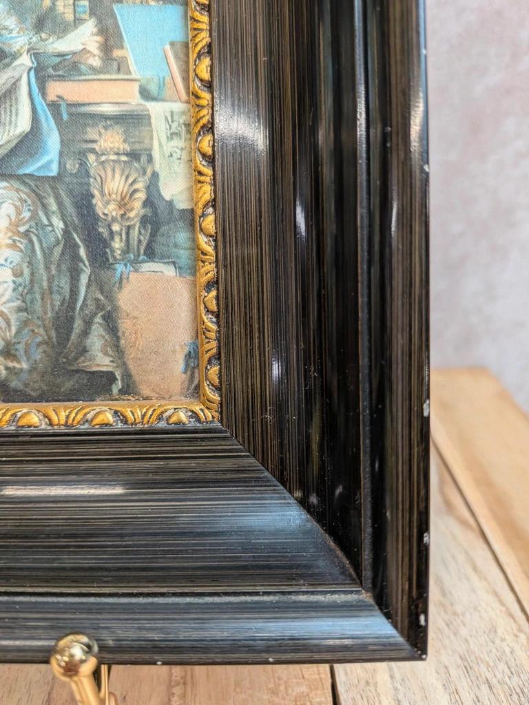 Cadre vintage Madame de Pompadour – impression sur tissu