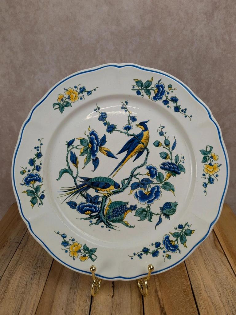 Assiette plate Villeroy & Boch Phoenix blau – oiseaux