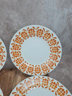 Lot de 6 assiettes semi-creuses Sarreguemines 🍊