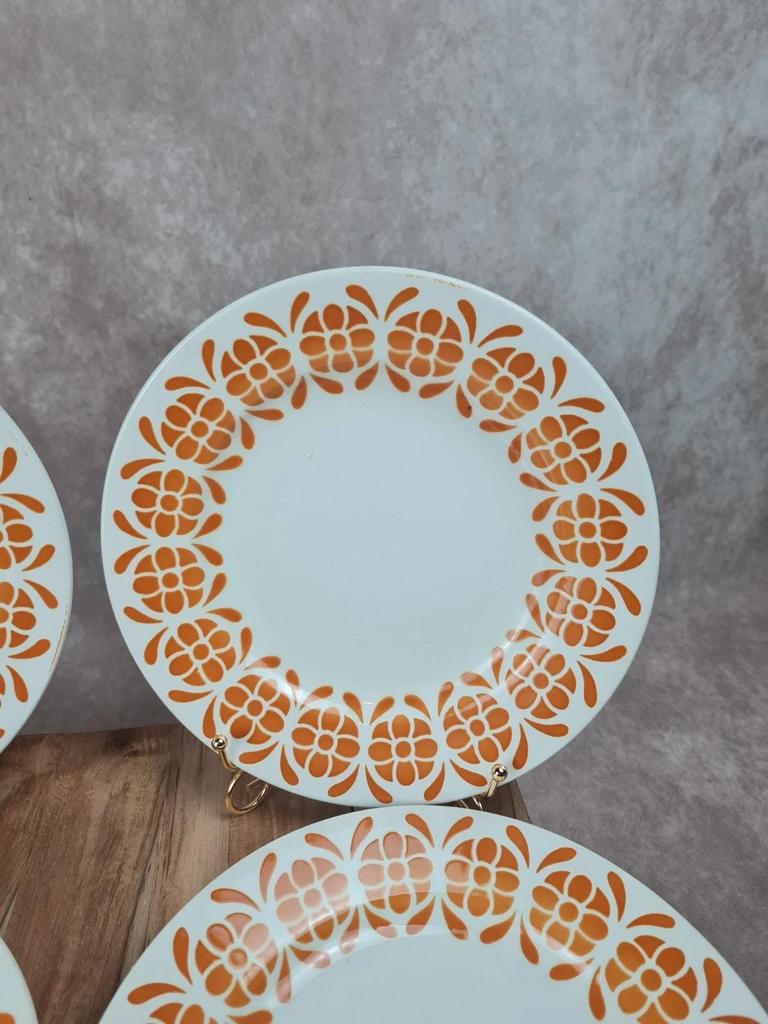 Lot de 6 assiettes semi-creuses Sarreguemines 🍊