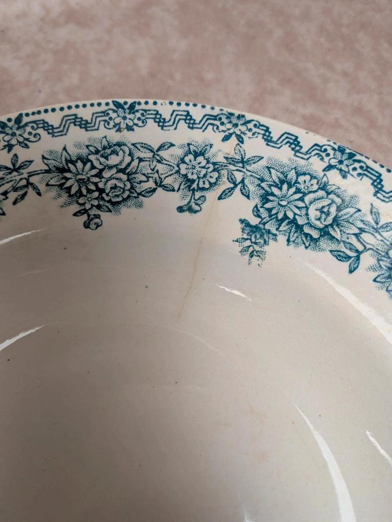 Lot de 4 assiettes creuses Terre de fer St Amand Argenton