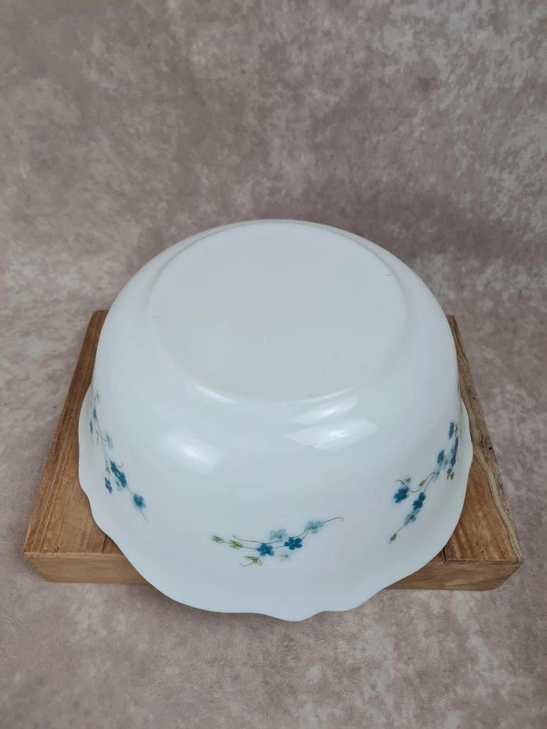 🍃 Grand saladier vintage Arcopal – modèle Myosotis années 70