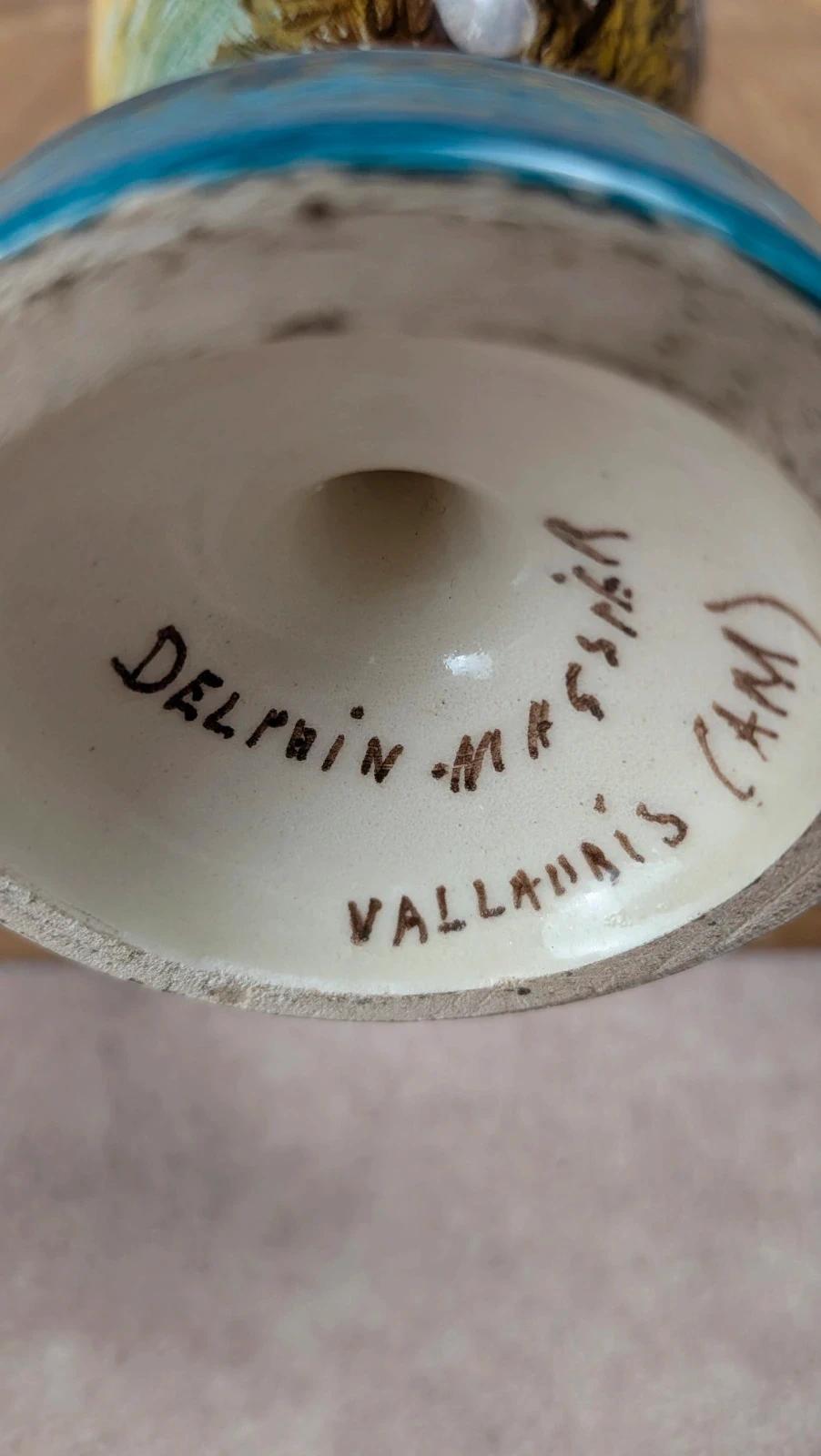 Vase ancien Vallauris – Delphin Massier