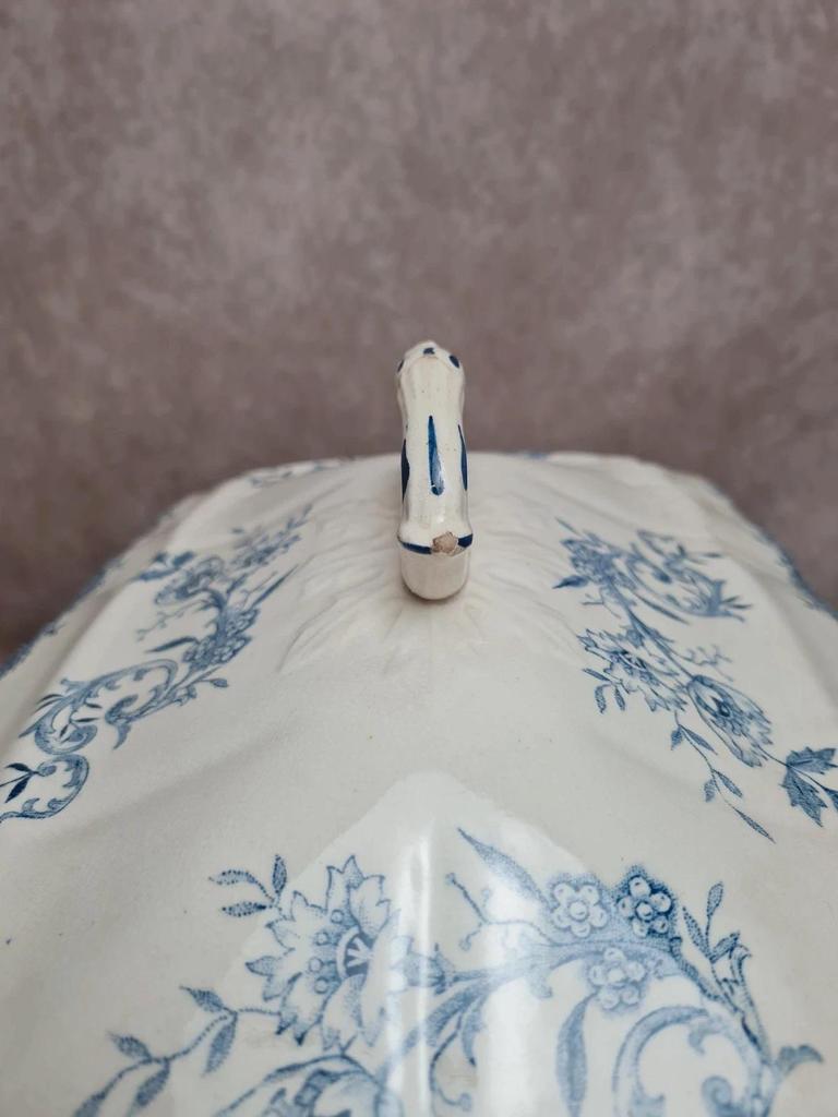 Légumière ancienne Terre de Fer Clairefontaine Lg – Modèle Montespan – Xixe 💙