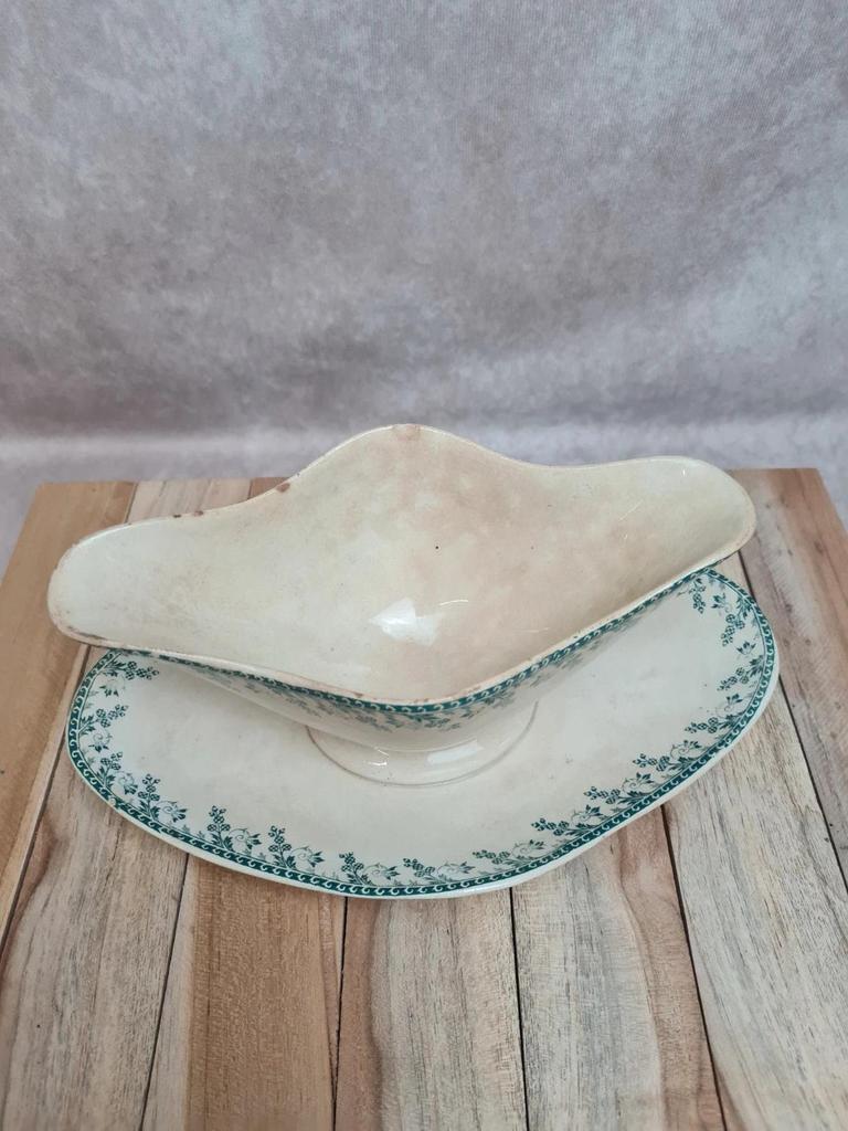 Grande saucière ancienne Terre de Fer Gien modèle Montigny 🌿