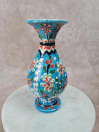 🌸 Vase en céramique artisanale peint à la main, style oriental 🌸