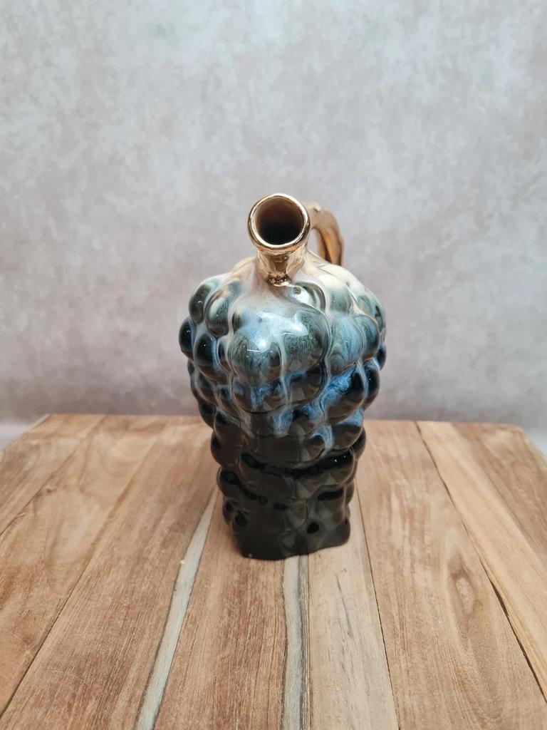 Carafe barbotine vintage grappe raisin Alpho 🍇