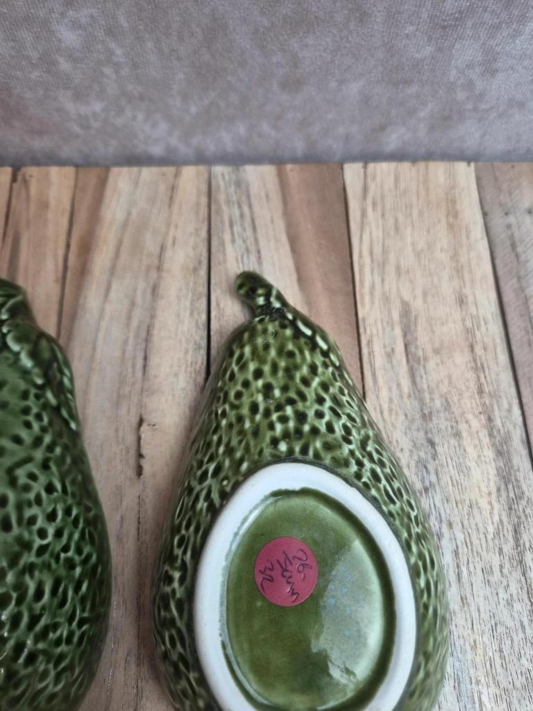 Lot de 2 raviers vintage en forme d’avocat