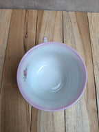 Tasse et soucoupe anciennes en porcelaine de Saxe – La Samaritaine