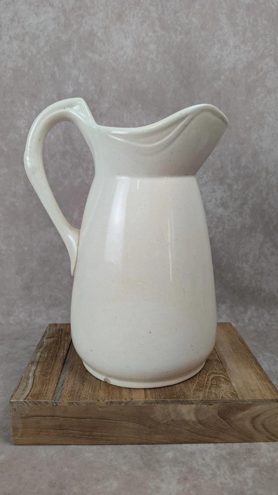 Grand pichet ancien faïence Niderviller Moselle