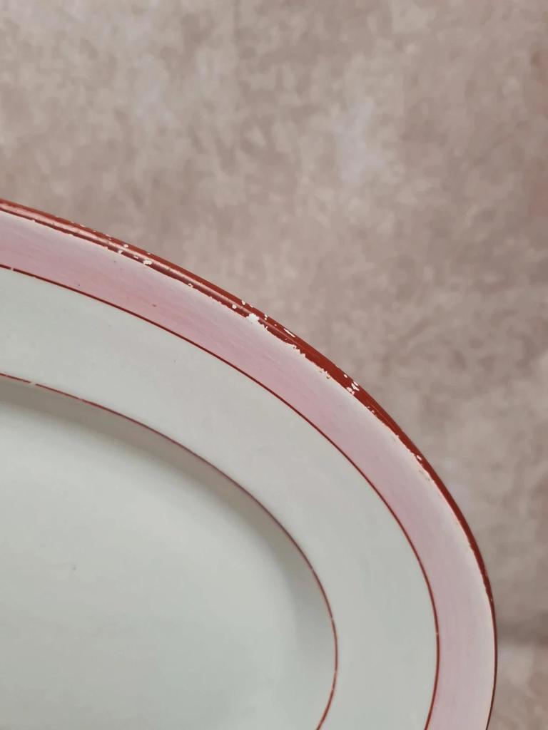 Soupière + plat Sarreguemines Digoin modèle Casino – service ancien charmant