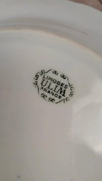 Lot de 5 assiettes à dessert anciennes Limoges U.l.i.m
