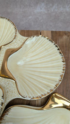 Présentoir coquillage vintage Siloa Paris + 2 coquilles