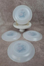 Lot de 4 assiettes vintage Arcopal roses anciennes 🌿🌸