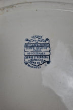 Grand plat ancien ovale 🌿 Terre de fer – Grand Dépôt Paris – Xixᵉ
